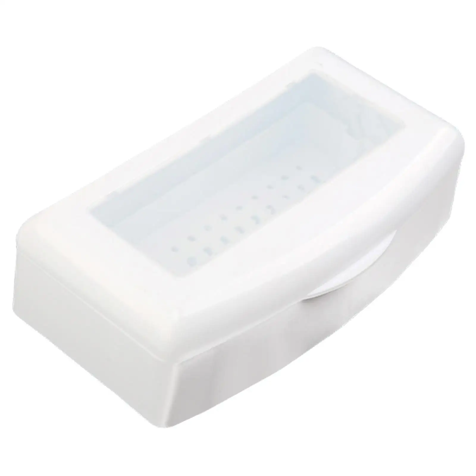 Nail Sterilization Box Plastic Clear Lid Sterilizer Tray Disinfectant
