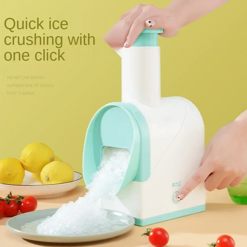 Ice Crusher usb chargeable Portable Ice slush Maker home Snow Cone Smoothie Block Making Machine Shaver