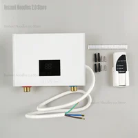 Chauffe-eau instantané 110V/220V, 3000W, chauffage électrique mural pour salle de bains, douche d'eau chaude et chauffage de cuisine domestique 4