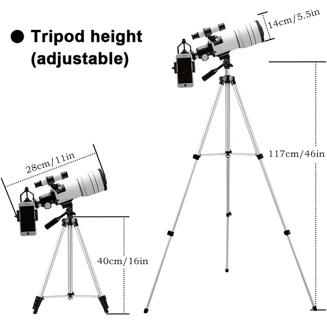 F30070 Professional Astronomical Telescope High Magnification Bak4 Prism HD For Moon Watching Stargazing Bird Watching 5