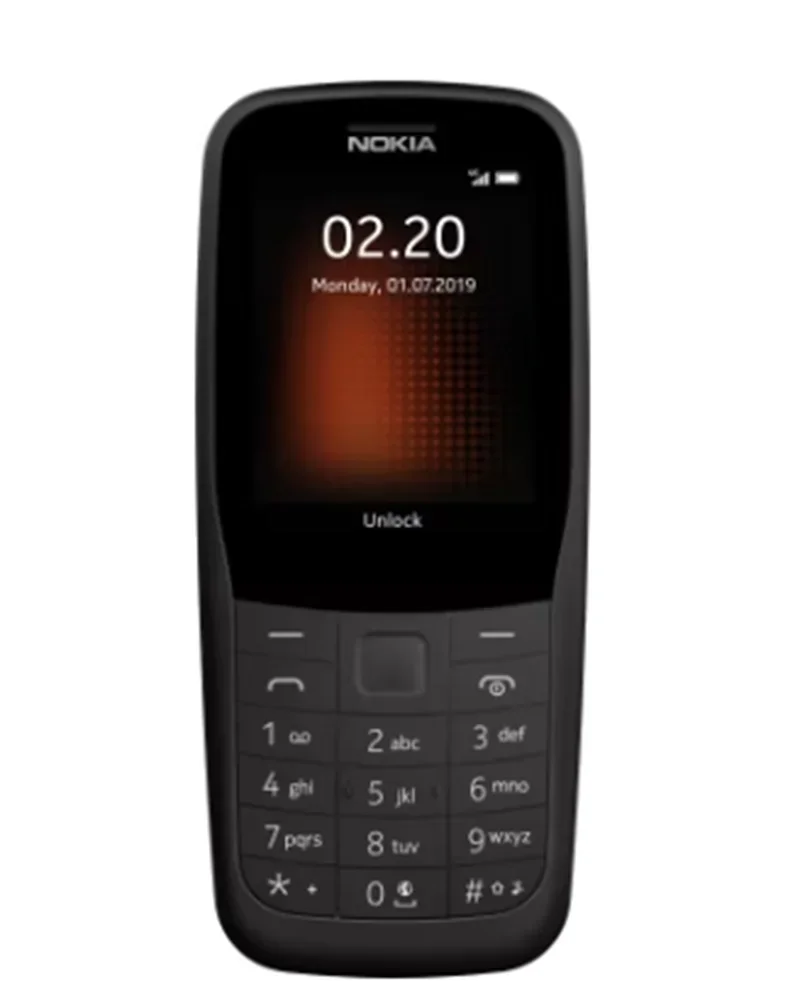 Original 220 4G Dual SIM Mobile Cell Phone 2.4" FM Bluetooth Hebrew Arabic Keyboard long standby Unlocked used phone 4
