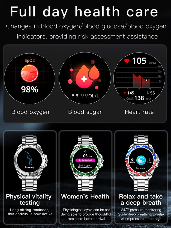 편리함을 더해주는 남성용 스마트워치