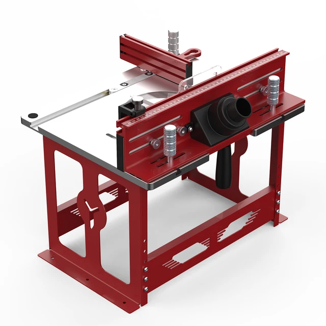 6587-e56823.jpg ENJOYWOOD Bench Top Router Table Workbench with Miter Gauge / Profile Fence System / Dust Collection Port for Most Routers