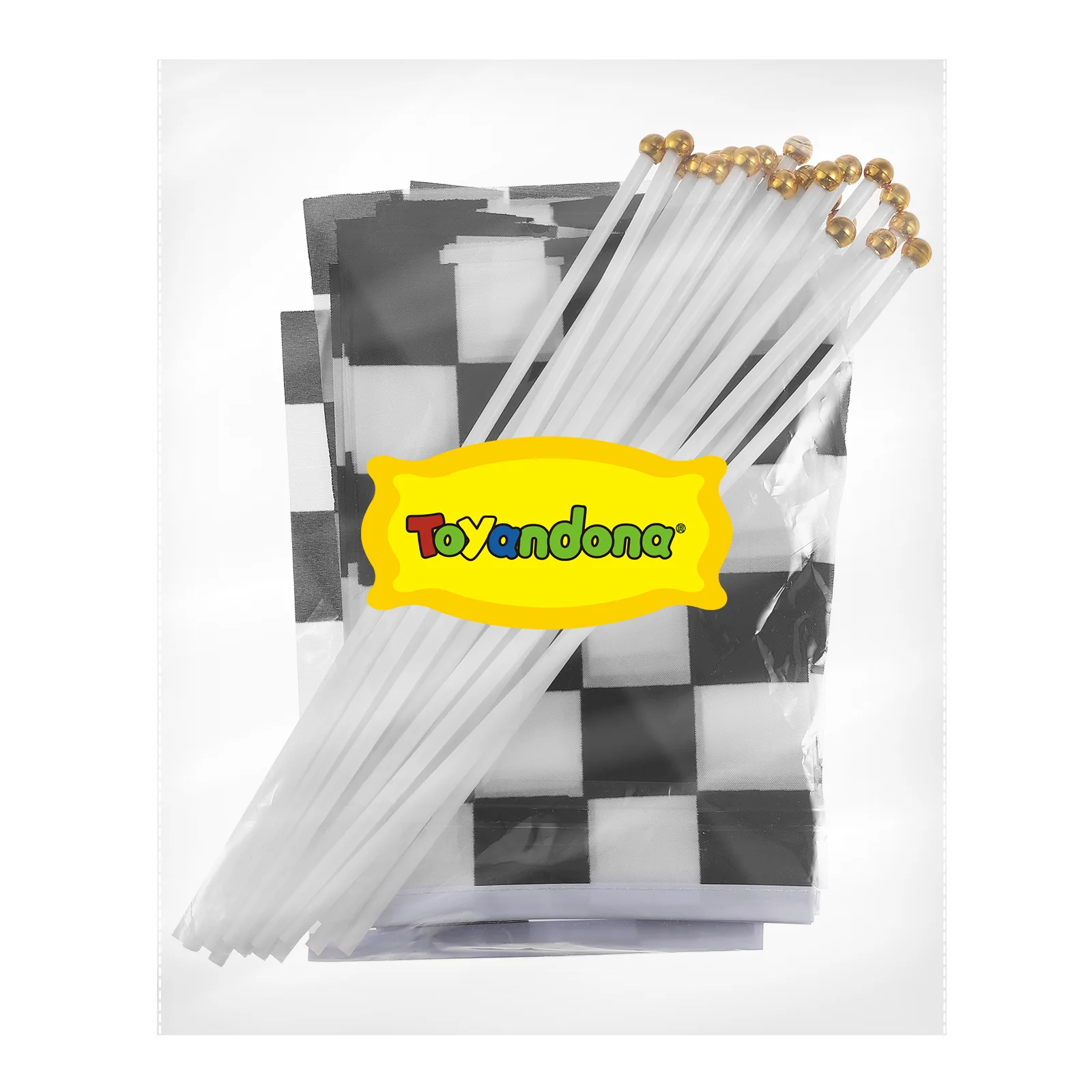 Рисунок 3 - Флаги в клетку с украшением