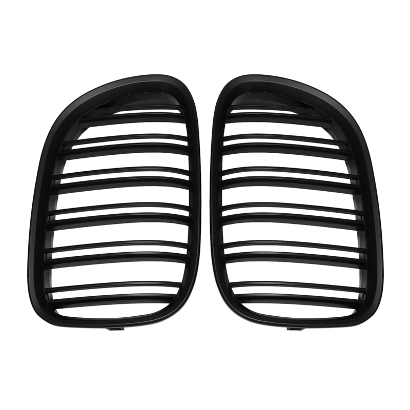 

Автомобильная решетка матовая Черная Спортивная для BMW 7 серии F02 10-15 Dual Slat 51117184151 51117184152