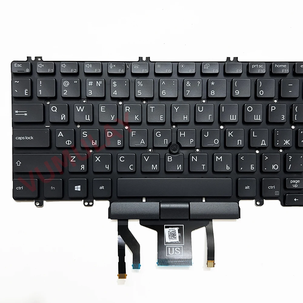 Russian Backlit Keyboard for Dell Precision 3500 3501 3540 3541