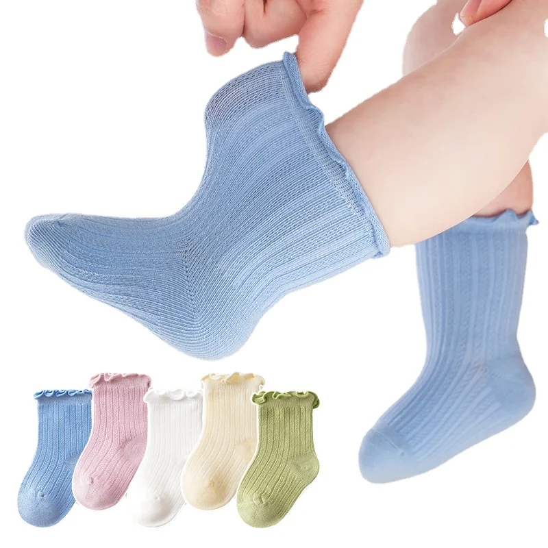 

2023 new baby sosks Cotton Girls Boys summer mesh Socks Comfort Warm Cotton Kids Girl Baby Socks Child Boy Newborn Socks