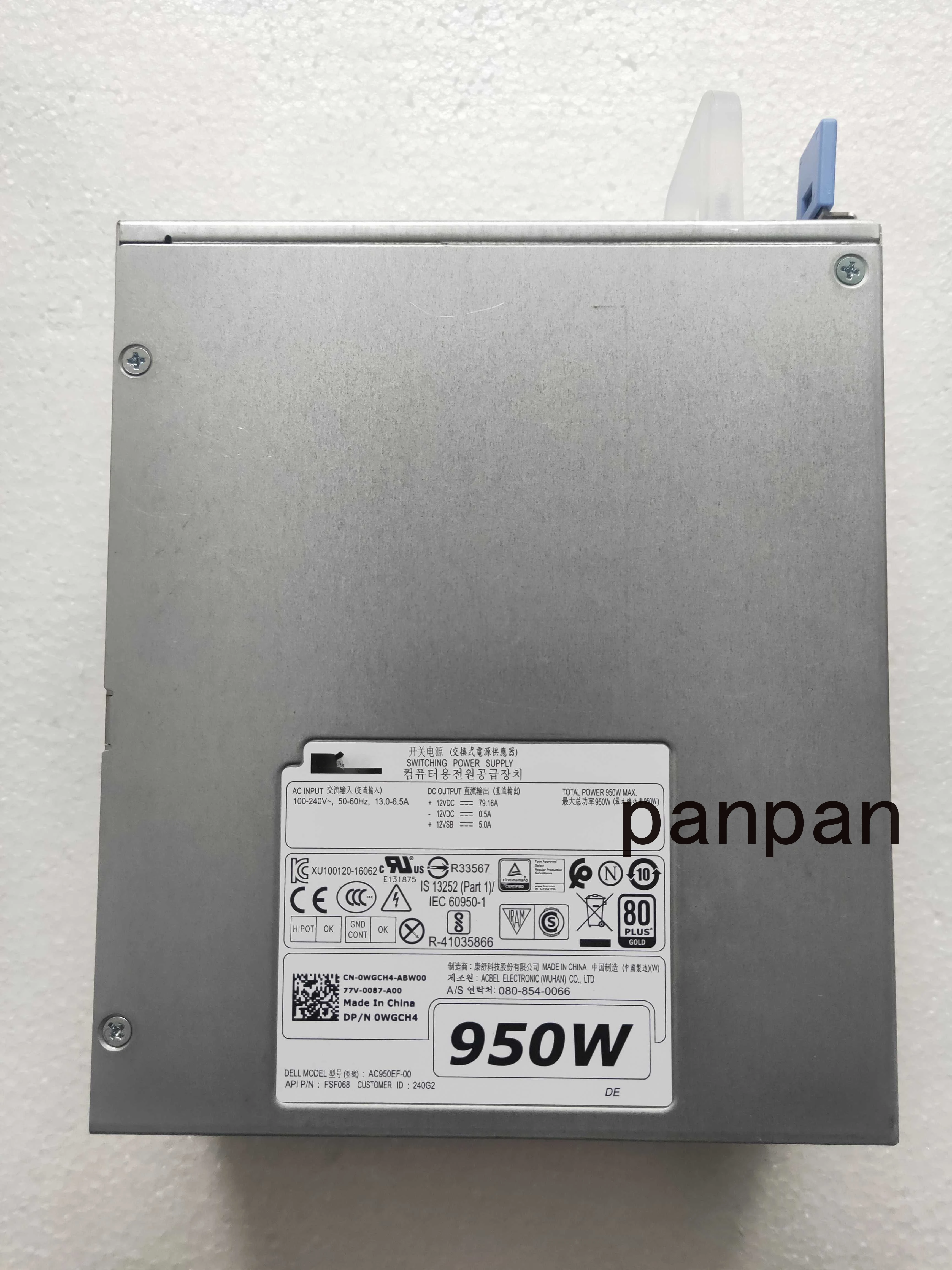 스위칭 전원 공급 장치, 정밀 T5820 T7820 용 950W PSU, CXV28 0CXV28 H950EF-00,  신제품