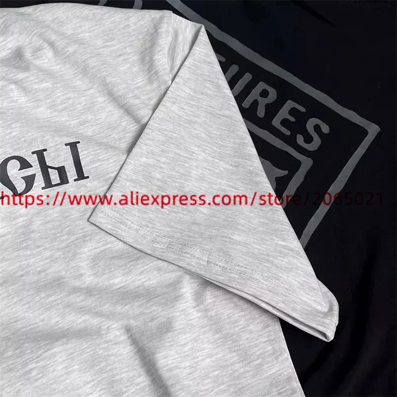 Футболка YZY Мужская/женская с коротким рукавом, уличная одежда ...