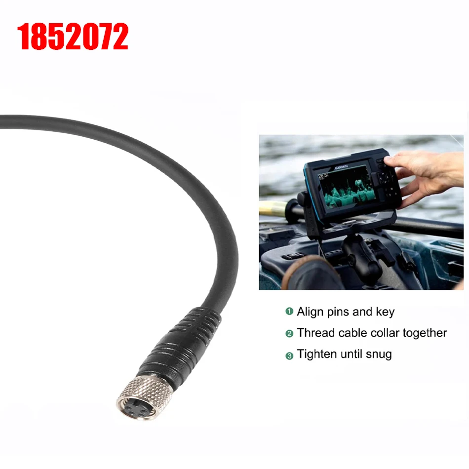 Tml 1852072 Muslimah Mkr-Us2-12 Cavo Adattatore Universale Sonar 2 Compatibile Con Garmin Echo, Echmap, Striker Series Fishfinder