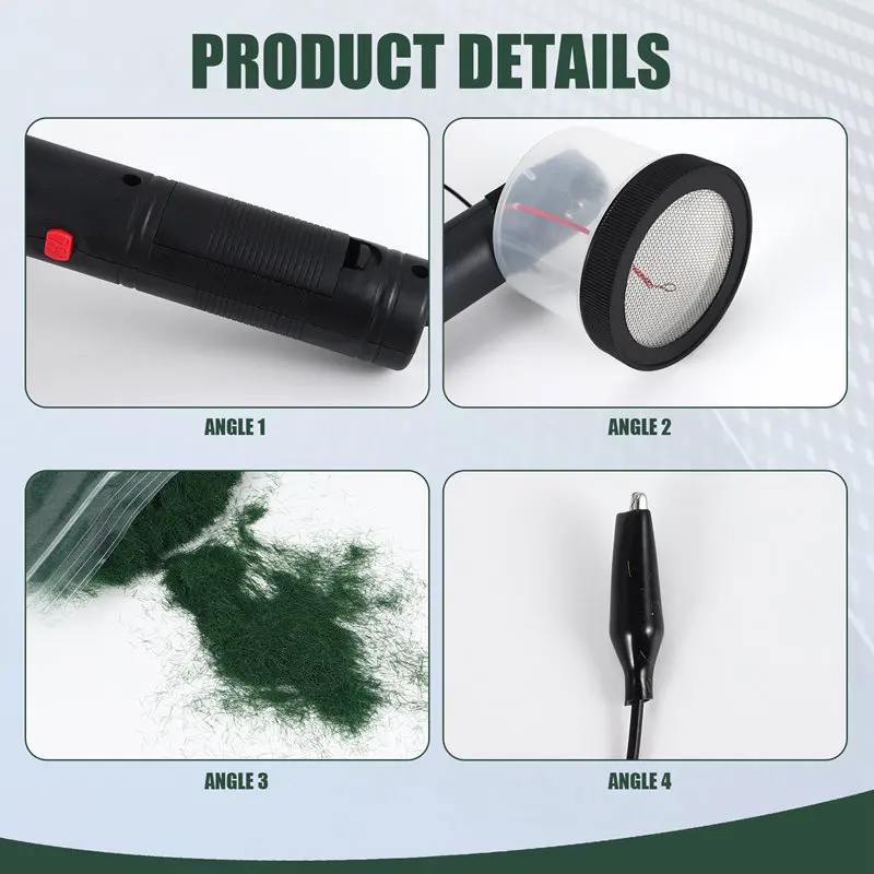 DIDI Miniature Scene Model Materia Flocking Static Grass Applicator Modeling Hobby Craft With Grass Planting Template Tool