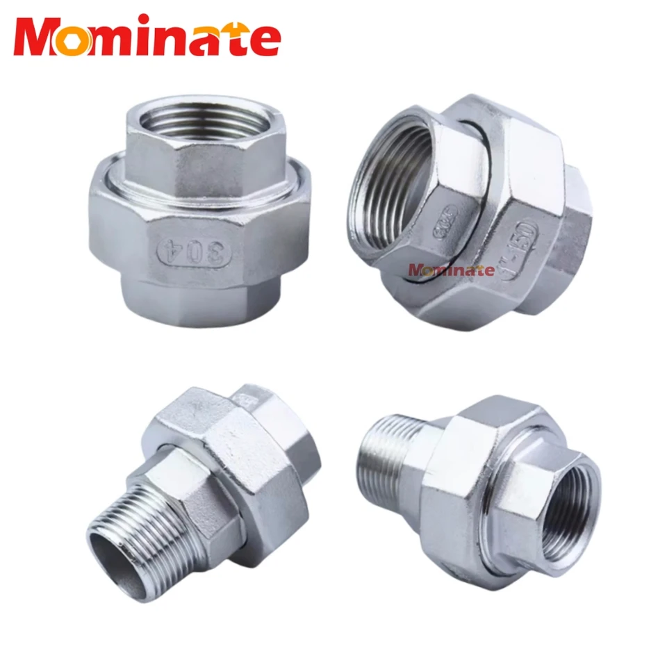 1pc 3/4" BSP Female 304 Stainless Steel 3 Way Corner Type Pipe 304  Stainless Steel 1PC 1/4" BSPT Female 5 Ways Corner Cross 304 Stainless Steel P