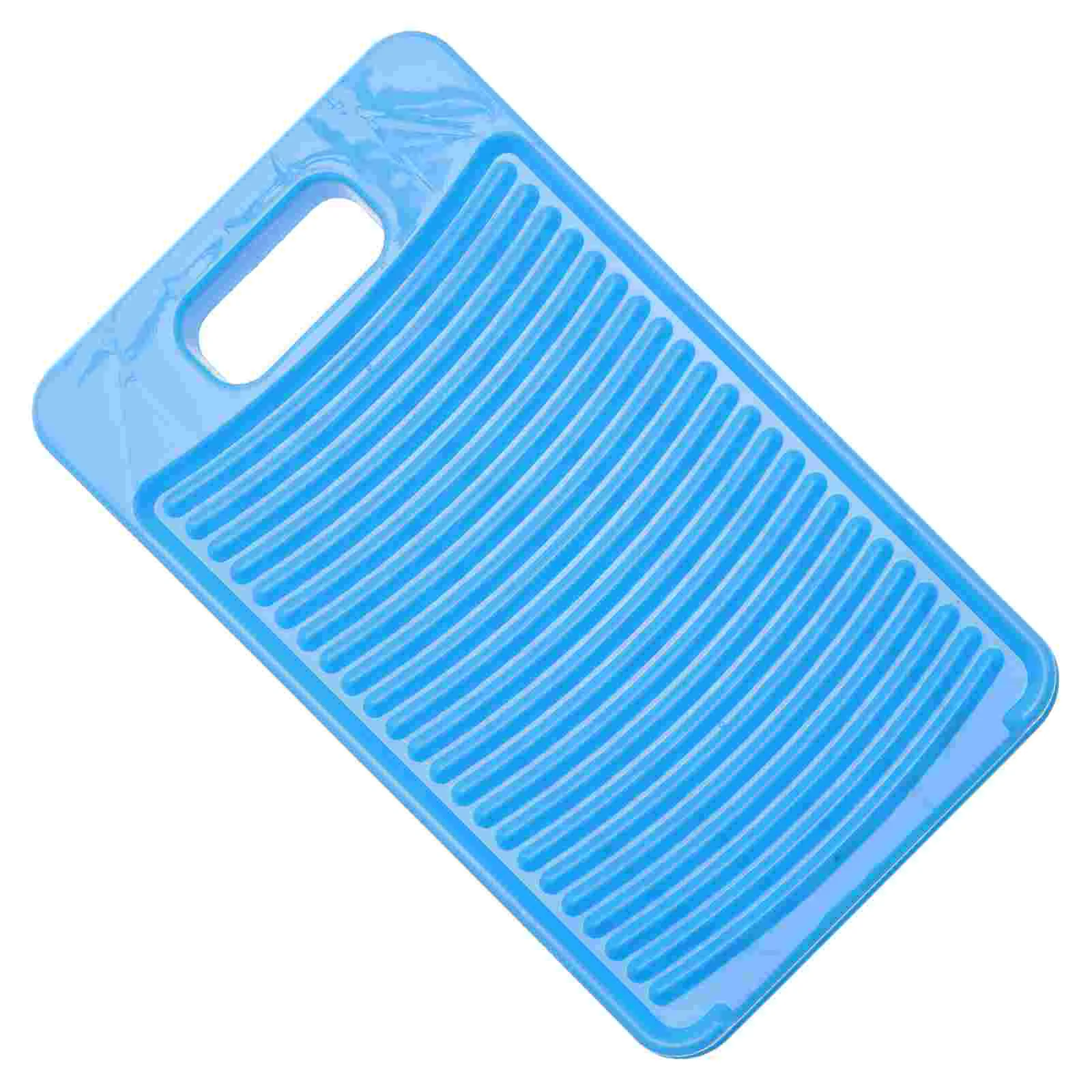 

Non-Slip Washing Washboard Laundry Washing Plate Plastic Home Washing Scrubbing Board Creative Laundry Washboard For Home (Blue)