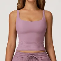 Gilet de Yoga pour femmes, soutien-gorge de Sport Sexy, vêtements de course, Fitness, haut court, sous-vêtements de Sport élastiques, séchage rapide, haut de gymnastique pour femmes 2