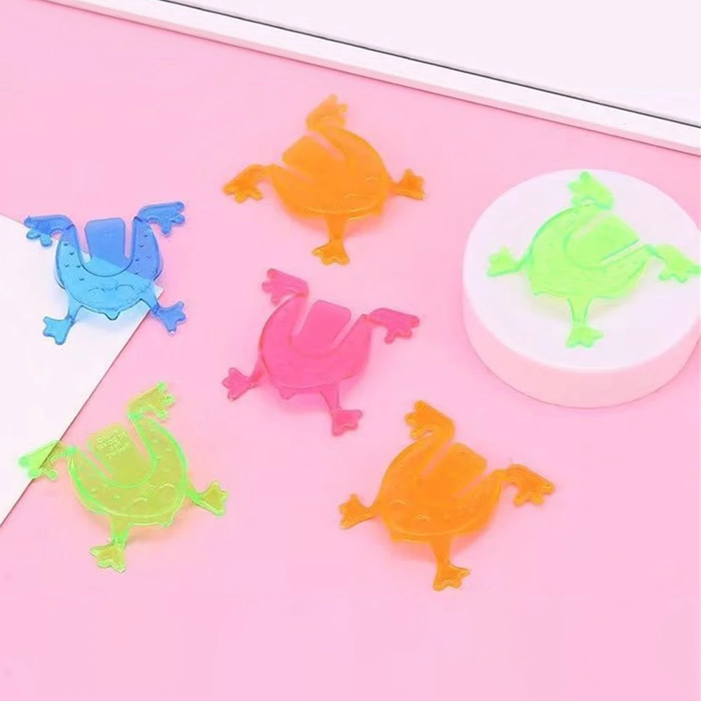 1/2/4PCS Bouncing Frog Nostalgic Stress Relief Toys Fun Durable Portable Good Gift For Frog Lovers Bestseller Classic Toys 4