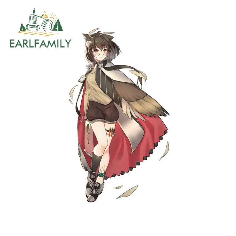 

Индивидуальная аниме наклейка EARLFAMILY для лобового стекла ноутбука, 13 см х 7,5 см, водонепроницаемая креативная декоративная наклейка JDM