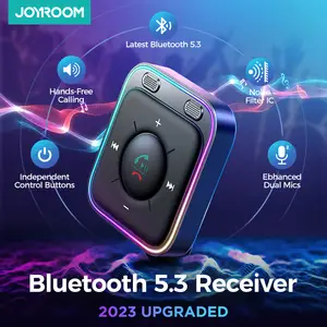 Joyroom Transmisor Bluetooth AUX (emisor/receptor) para coche, TV gris  (JR-CB2) - ✓