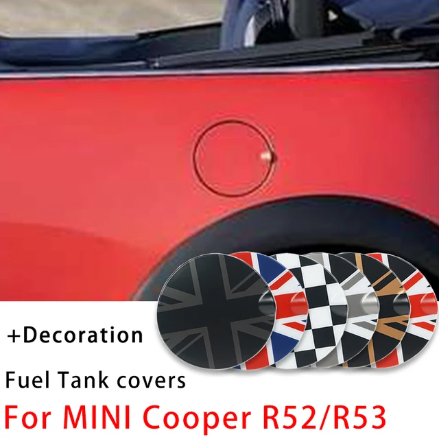 2pcs für Mini Cooper R50 R52 R53 Rückansicht Seitenflügel Spiegel Aufkleber  Abdeckung Caps Union Jack Auto Styling Zubehör