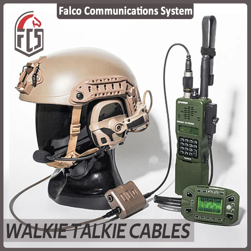 Tactical Headset V20 V60 PTT Connects Cable Adaptor for BAOFENG KENWOOD TYT Tactical Headset Bracket Walkie Talkie Headset Adapter