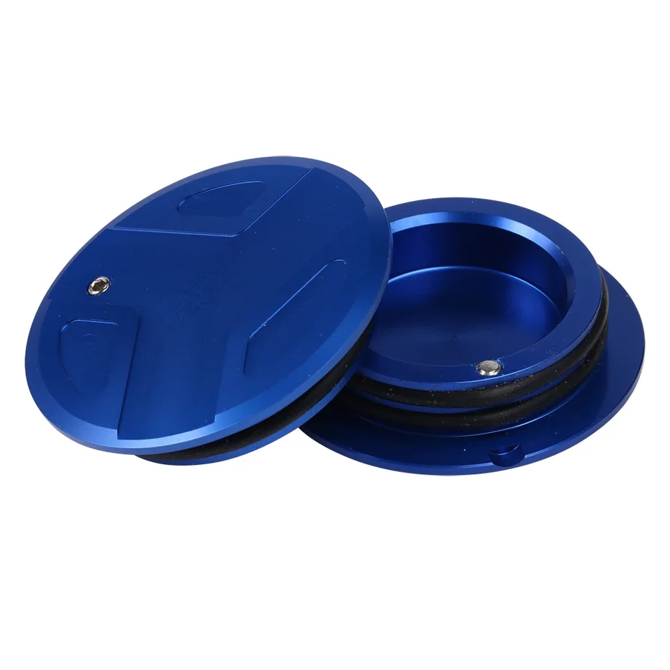 Modeer CNC Aluminum Swingarm Frame Hole Caps For BMW R1250GS/Adventure/RT 2018-2022 (Black) - View #6