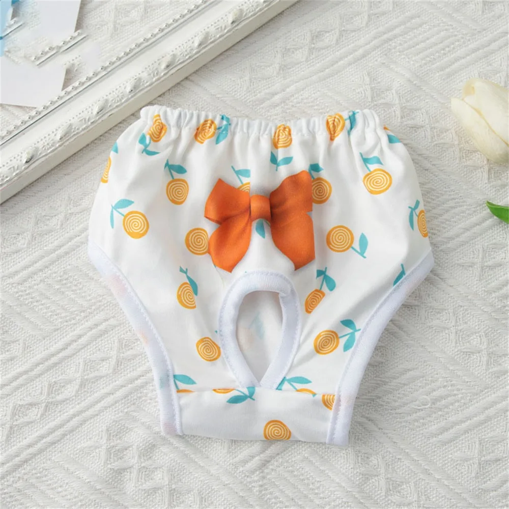 Dog Diapers Pet Diapers Dog Nappies Dog Physiological Pants Pet Supplies Dog Menstrual Pants Pet Princess Panties Diaper Breathable Bow Clothes