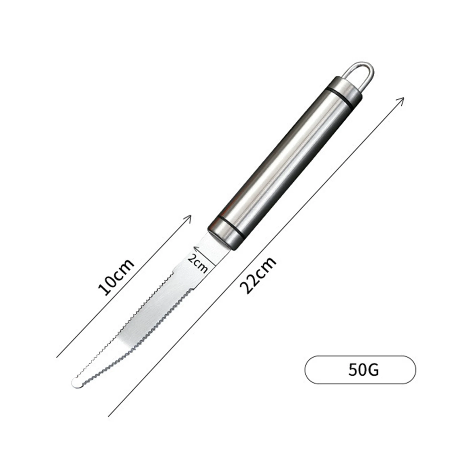 Stainless Steel Grapefruit Knife Peeler Vegetable Cutter Grater Slicer Chopper Can Opener Portable Easy to use Kitchen Accessory
