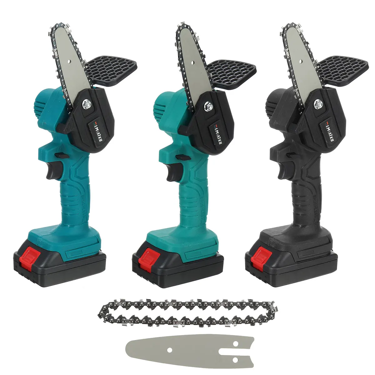 4 Inch Pruning Saw Electric Chainsaws Rechargeable Fruit Tree Garden Trimming One-Handed Wood Cutter for Makita 18V Battery