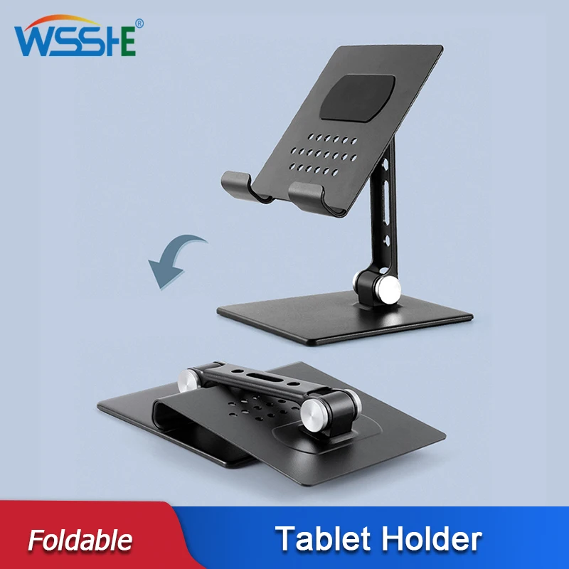 

Metal Desk Mobile Phone Holder Stand for IPhone IPad Xiaomi Adjustable Desktop Tablet Holder Universal Table Cell Phone Stand