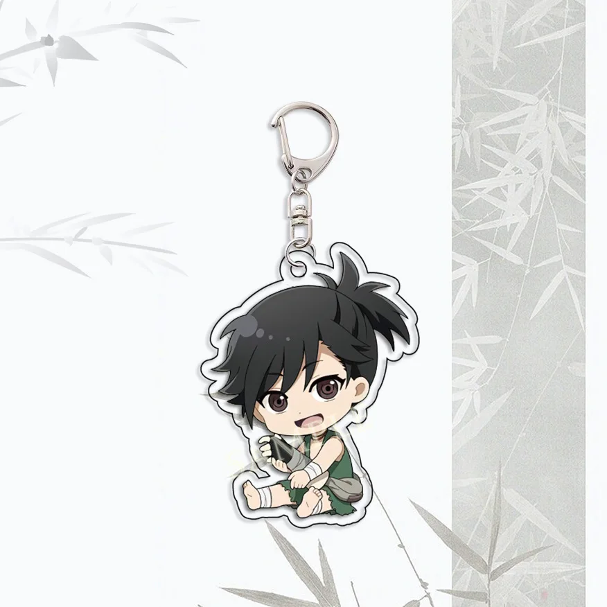 1Pcs New Anime Dororo Hyakkimaru Cosplay Charm Keyring Acrylic Keychain  Phone Pendant