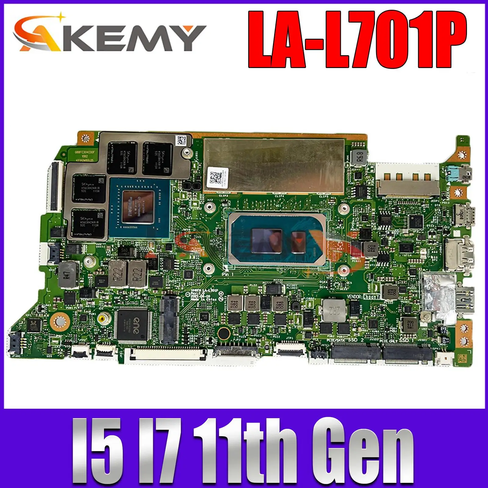 

Системная плата для ноутбука с i5 i7 11-го поколения, RTX3050