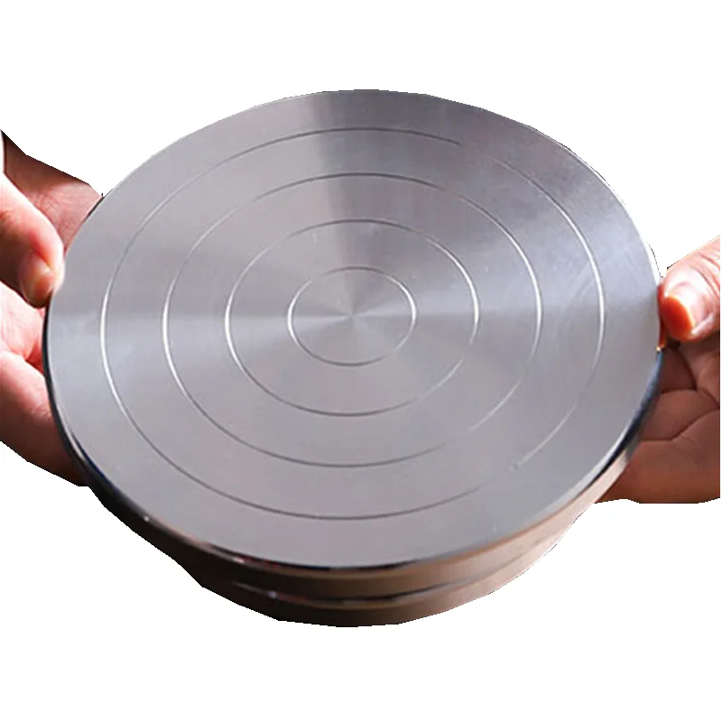 15/20CM Pottery Wheel Double-Sided Aluminum Pottery Turntable DIY Clay Tools Rotary Plate Cake Rotating Table Ceramics Clay Tool