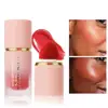 Matte Glitter Face Liquid Blusher Smooth Cheek & Eye Mousse, Waterproof Highlighter Stick For Contour And Rouge Makeup Cosmetic 1