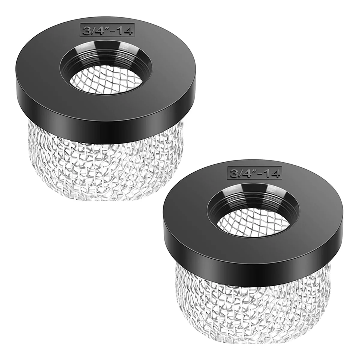 Mesh Aerator Screen Strainer for Livewell Pump, for 3/4 Inch-14 Female Thread,Enhancing Filtering and Aeration