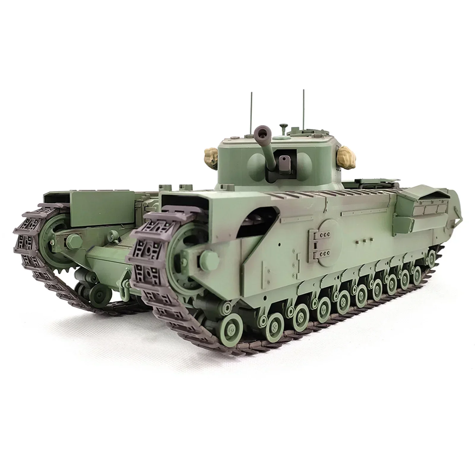 

2024 Mk7 1/16 Rc Tanks C2310 Remote Control British Army Churchill Main Battle Tank Model Metal Tracks Off-road Car Toy Gift