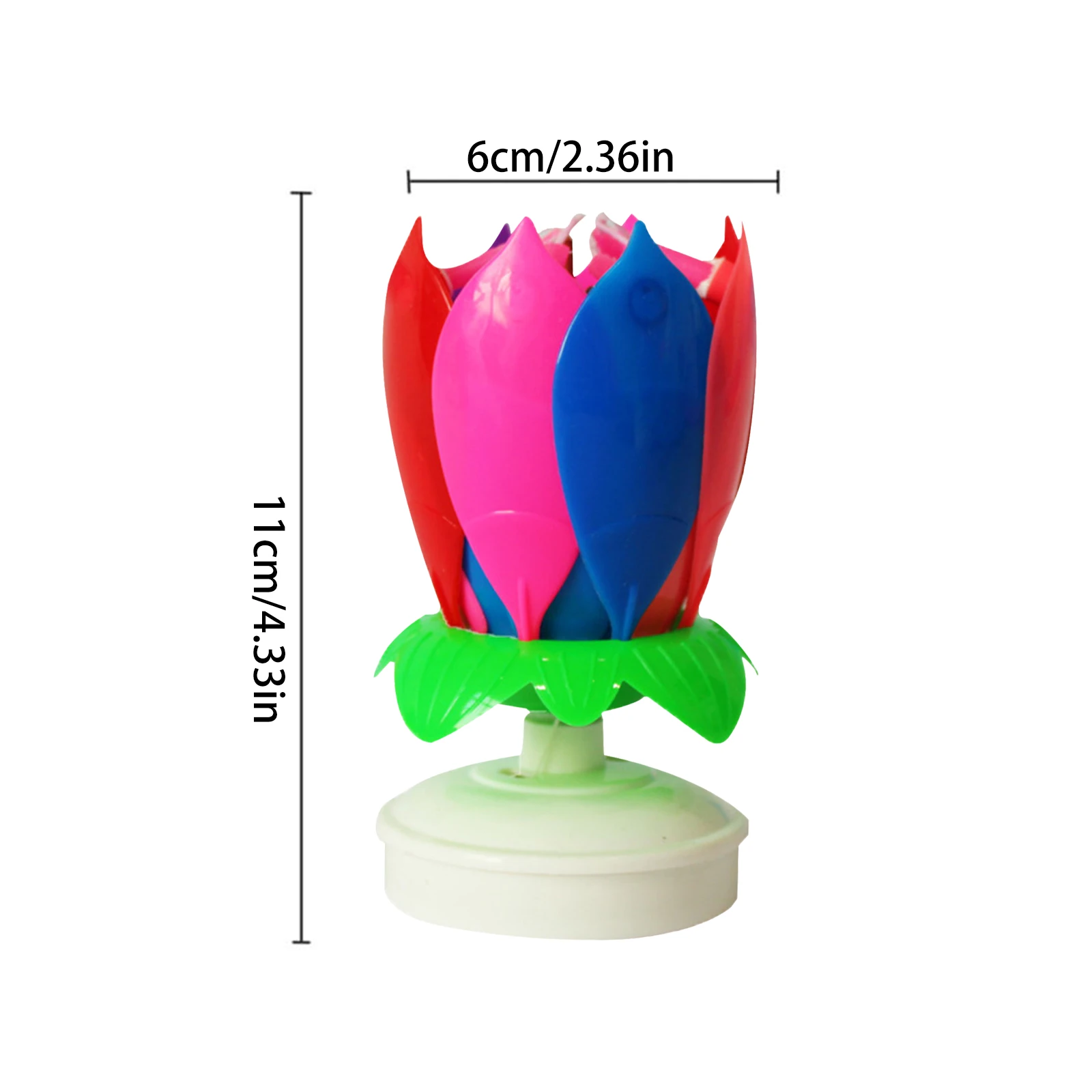 Musical Flower Candle