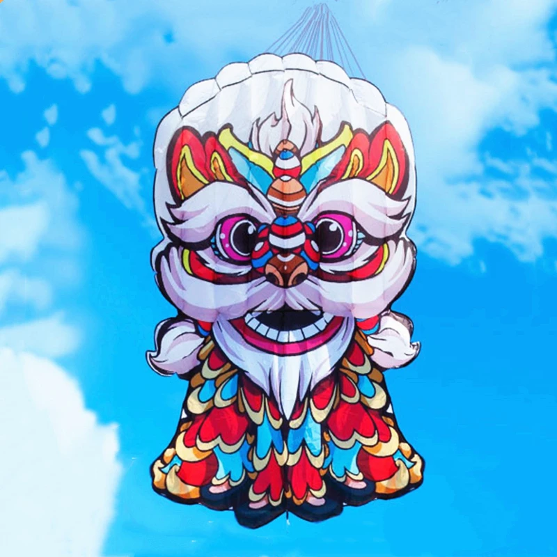 

free shipping lucky lion kite flying for adults traditional kite professional kite paragliding inflatable toys wind kite outdoor