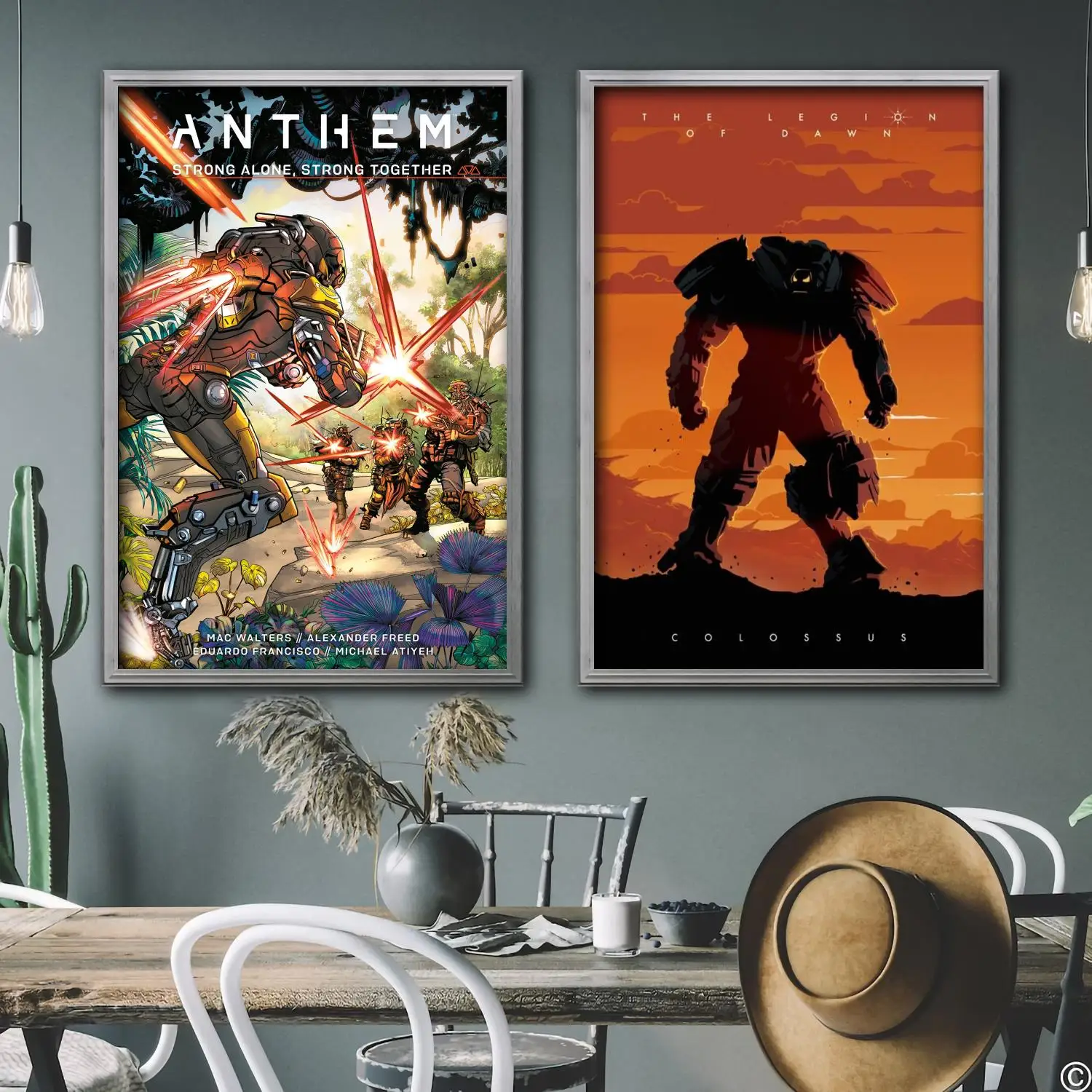 

anthem video game Decorative Canvas Posters Room Bar Cafe Decor Gift Print Art Wall Paintings
