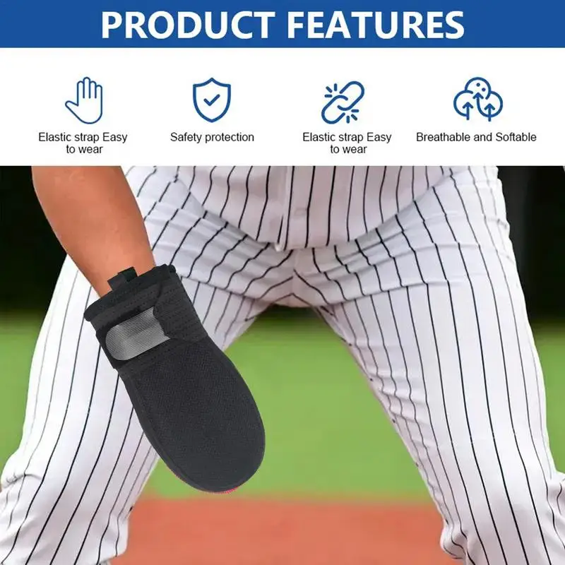 Youth Baseball Sliding Mitt Adjustable Baseball Gloves Sliding Mitt Hand Protection Adjustable Protective Right Left