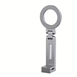 Enhanced Magnetic Phone Holder | Universal Smartphone Mount | Durable & Secure Design (Silver)