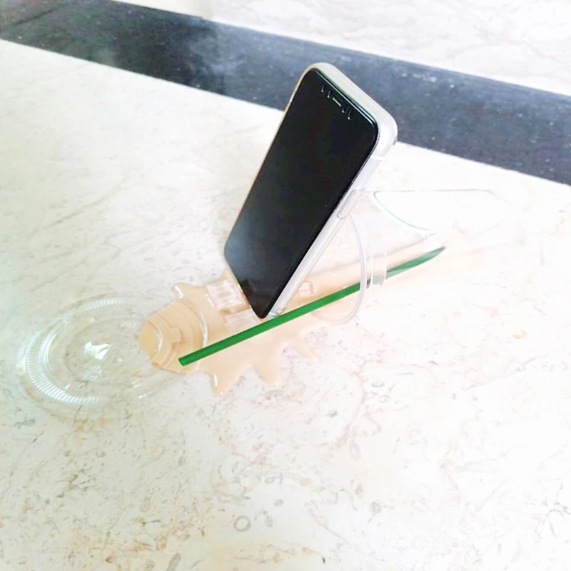 Prank Toy Spilled Drink Cup Party Trick Props Hilarious Phone Holder Spoof Table Decoration April Fools Halloween Gift