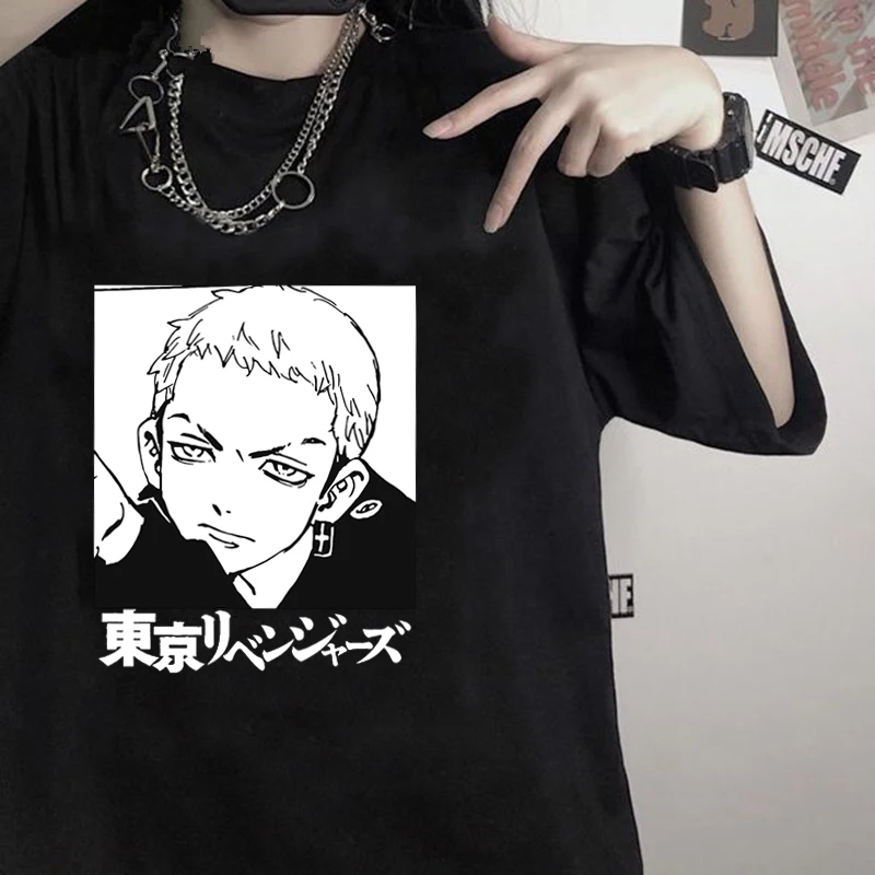 

Hot Japanese Anime Tokyo Revengers T Shirt Men Chifuyu Matsuno Graphic Tees Anime T-shirt Unisex Summer Hip Hop Tops Tshirt Male