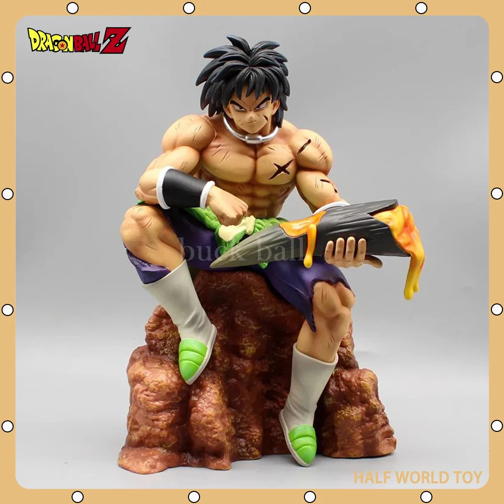 

27cm Dragon Ball Figure Broli Anime Figures Super Saiyan Broly Figurine PVC Model Statue Doll Collectible Ornament Toy Xmas Gift