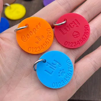 Custom Silicone Pet ID Tag 1
