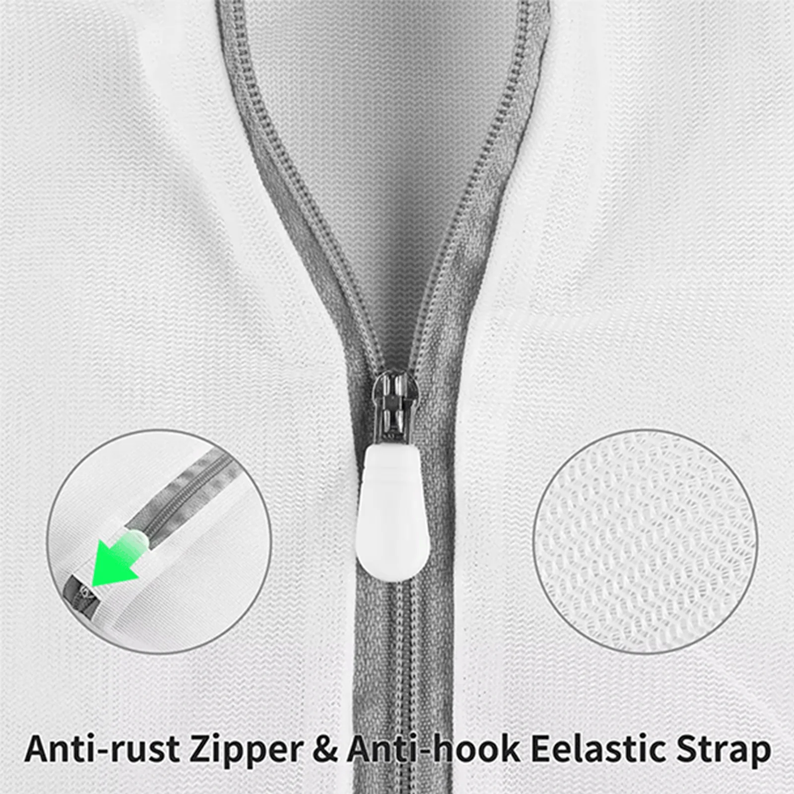 Fine Net Durable Large Laundry Bag Clothing Care Washing Machines Dirty Laundry Basket Bra Socks Underwear Shoe Clothes Organize 4