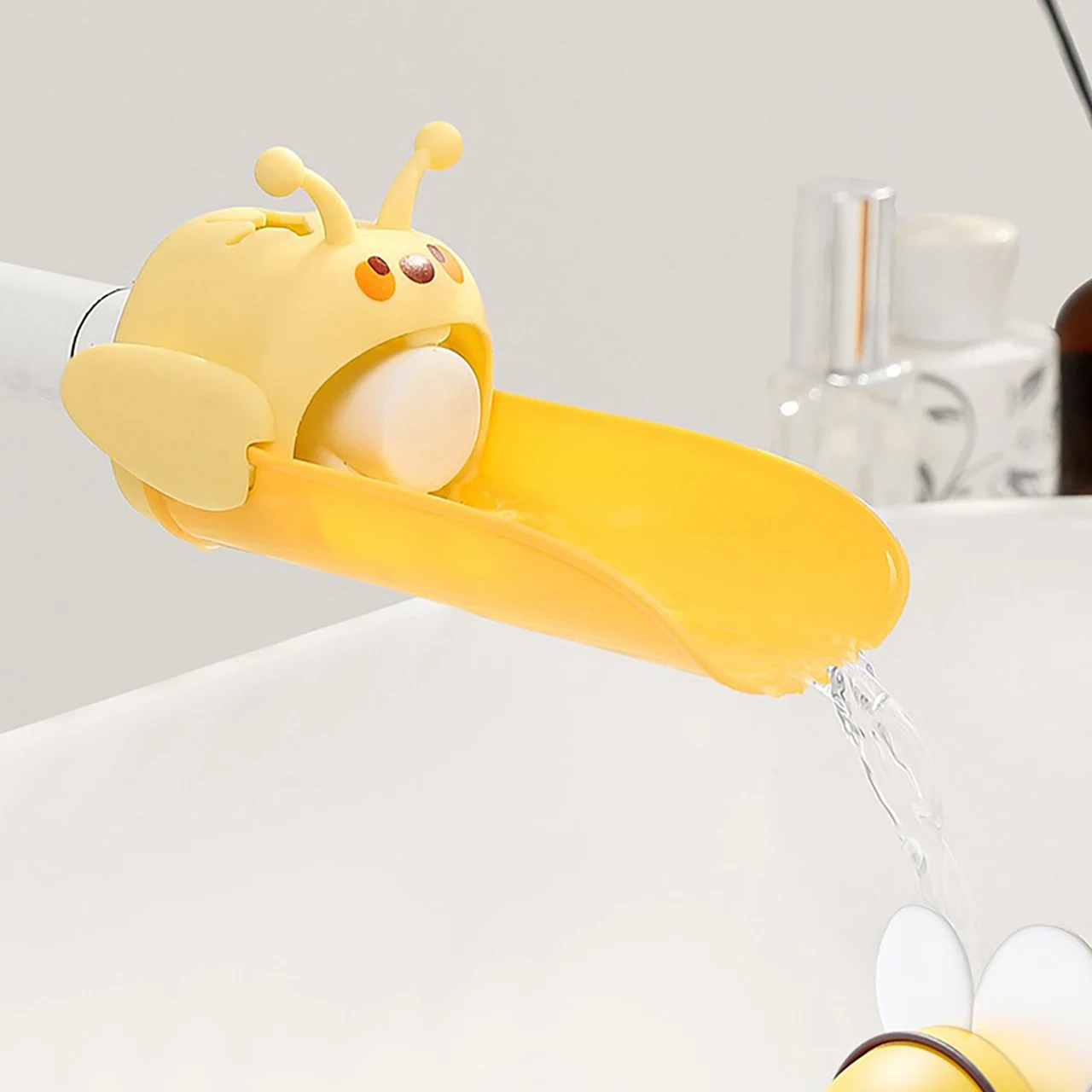 Silicone Faucets Extender Cartoon Splash-Proof Spout Children Hand Washing Assistant Bathroom Kitchen Sink Faucet Accessories