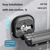 Retractable Drying Rack Suction Cup No Punching Aluminum Alloy Wall Mounted Portable Folding Laundry Hangers for Travel Home 5