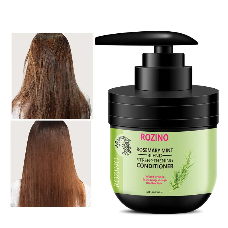 Hair Conditioner 100ml Rosemary Mint Enhanced Leave-In Conditioner To Improve Hair Strength And Brightness Make Hair Smooth