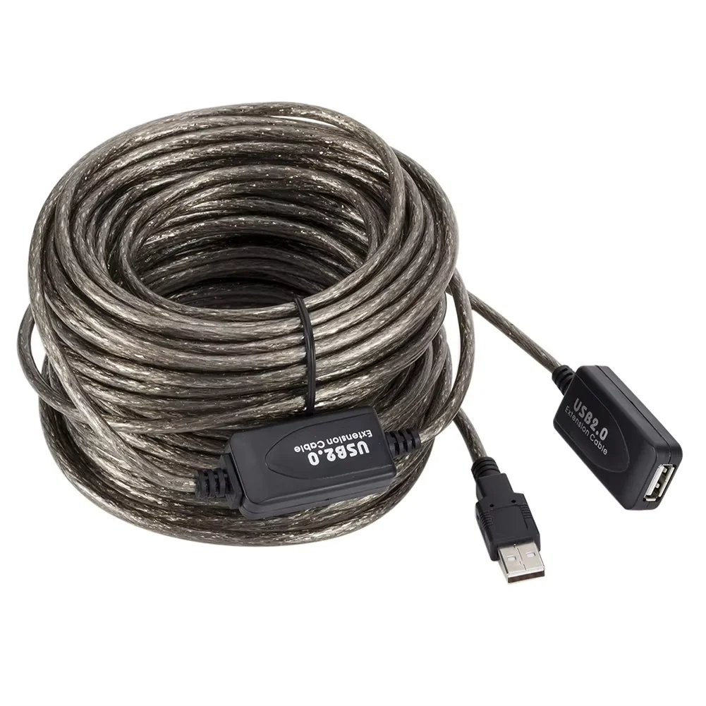 High-Performance USB 2.0 Active Repeater Extension Cable