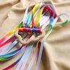 Montessori Style Sensory Toy BPA-free Non-toxic Baby Ribbon Ring Newborns Upwards Develop Colour Recognition Sensory Toy 6