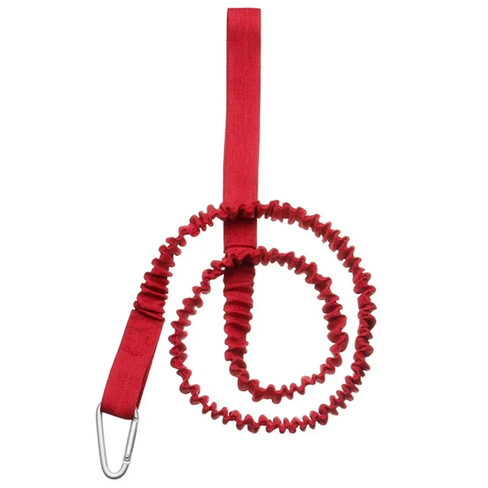 Elastic Kayak Paddle Leash Adjustable Safety Hook Fishing Rod Pole Coiled Lanyard Cord Tie Rope Rowing Boat Accessories
